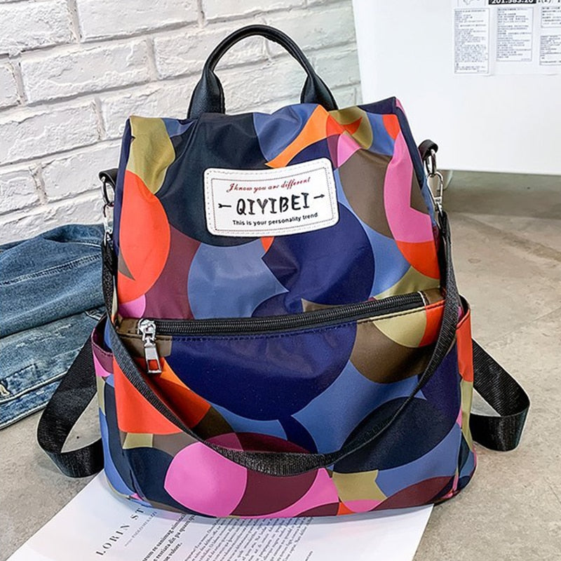 Waterproof Oxford Women Backpack