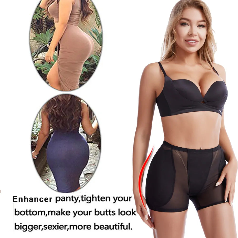 SEXYWG Butt Lifter Panties Women Hip Enhancer with Pads Sexy Body Shaper Push Up Panties Hip Shapewear Pad Panties