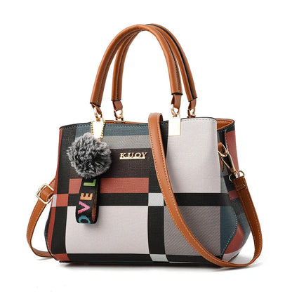 Luxury Vintage Shoulder Bags For Women Multi-Pocket Pu Leather Crossbody Bag Messenger Handbag Totes Purse bolsa feminina