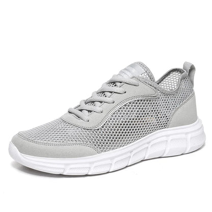 Summer Mesh Shoes Men Sneakers Breathable Light Men's Casual Shoes Lace-Up Walking Footwear Tenis Masculino Zapatillas Hombre