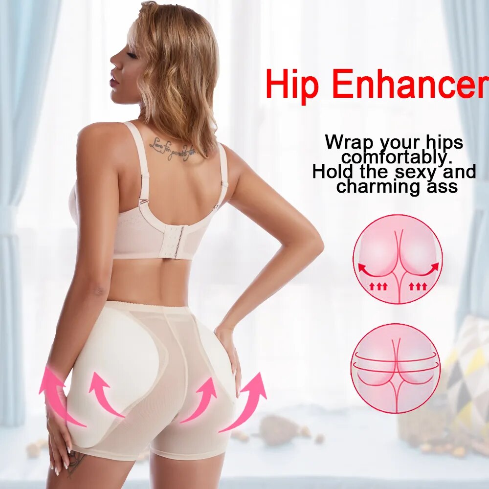 SEXYWG Butt Lifter Panties Women Hip Enhancer with Pads Sexy Body Shaper Push Up Panties Hip Shapewear Pad Panties