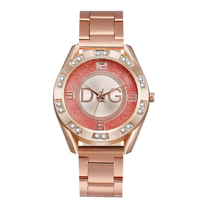 2023 Women&#39;s Watches Luxury Brand Fashion Rhinestone Stainless Steel Quartz Ladies Wristwatches Reloj Mujer Best Selling Montre