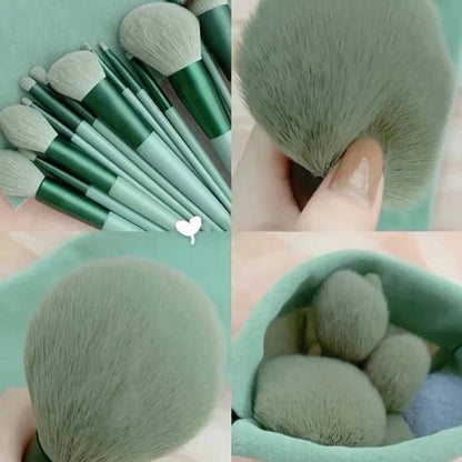 13pcs Soft Makeup Brushes Set Eyeliner Eye Shadow Brush Cosmetic Foundation Blush Powder Blending Beauty Makeup Tool Maquiagem