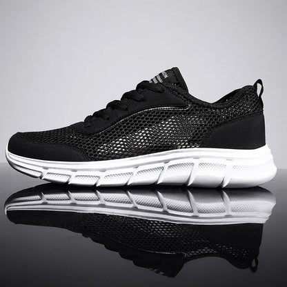 Summer Mesh Shoes Men Sneakers Breathable Light Men's Casual Shoes Lace-Up Walking Footwear Tenis Masculino Zapatillas Hombre