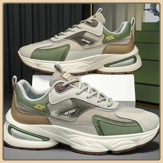 2025 Men's Must-Haves! Breathable Mesh Walking Shoes - Ideal for outdoor jogging and casual wear running shoes