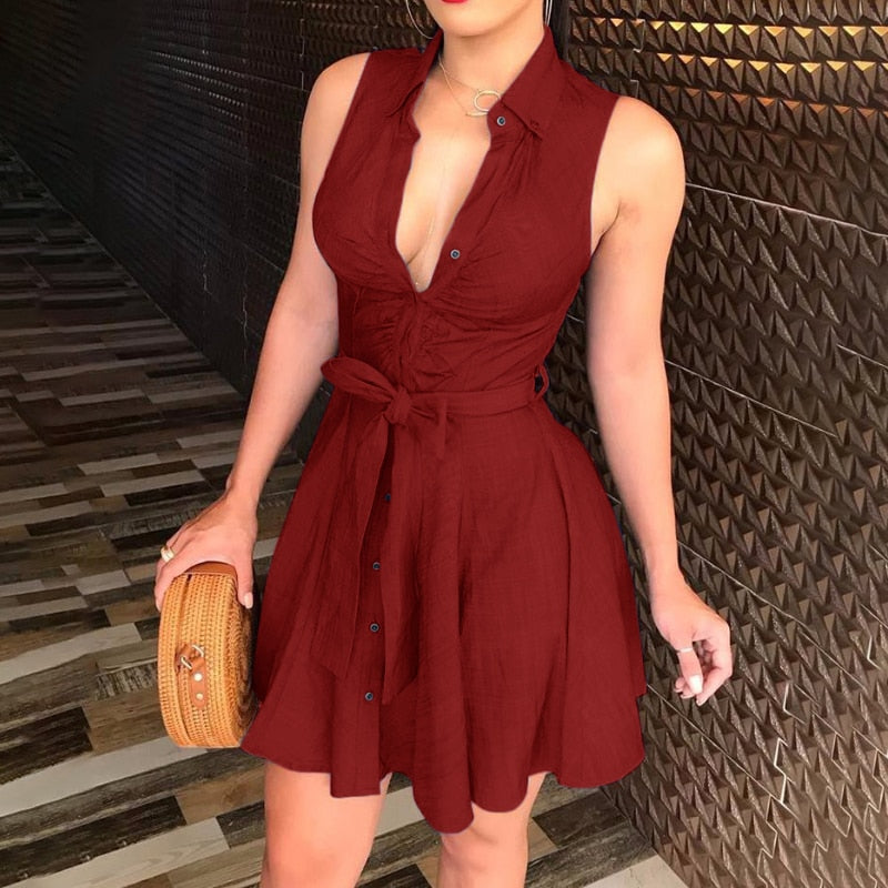 Sexy Elegant Solid Dresses