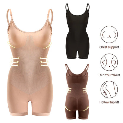 Women Seamless Bodysuit Push Up Corset Waist Trainer Trimmer Butt Lifter Body Shaper Slimming Shapewear Tummy Control Underwear
