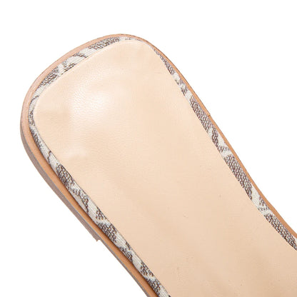 Classic Simple Design Wearable Comfortable Anti-slip Sole Letter Printed Slippers Seasonal New Summer Fashion Women's Sandals