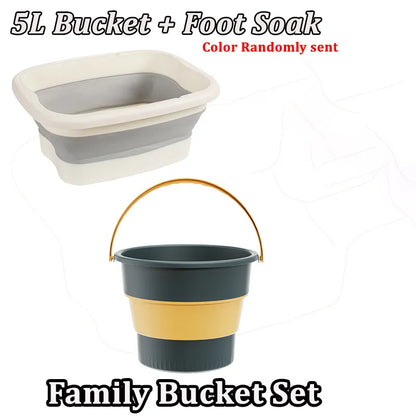 Foldable Footbath Massage Bucket Soaking Bucket Folding Basin Spa Foot Bath Bucket Household Sauna Bathtub Pedicure Bath Bathtub