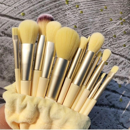 13pcs Soft Makeup Brushes Set Eyeliner Eye Shadow Brush Cosmetic Foundation Blush Powder Blending Beauty Makeup Tool Maquiagem